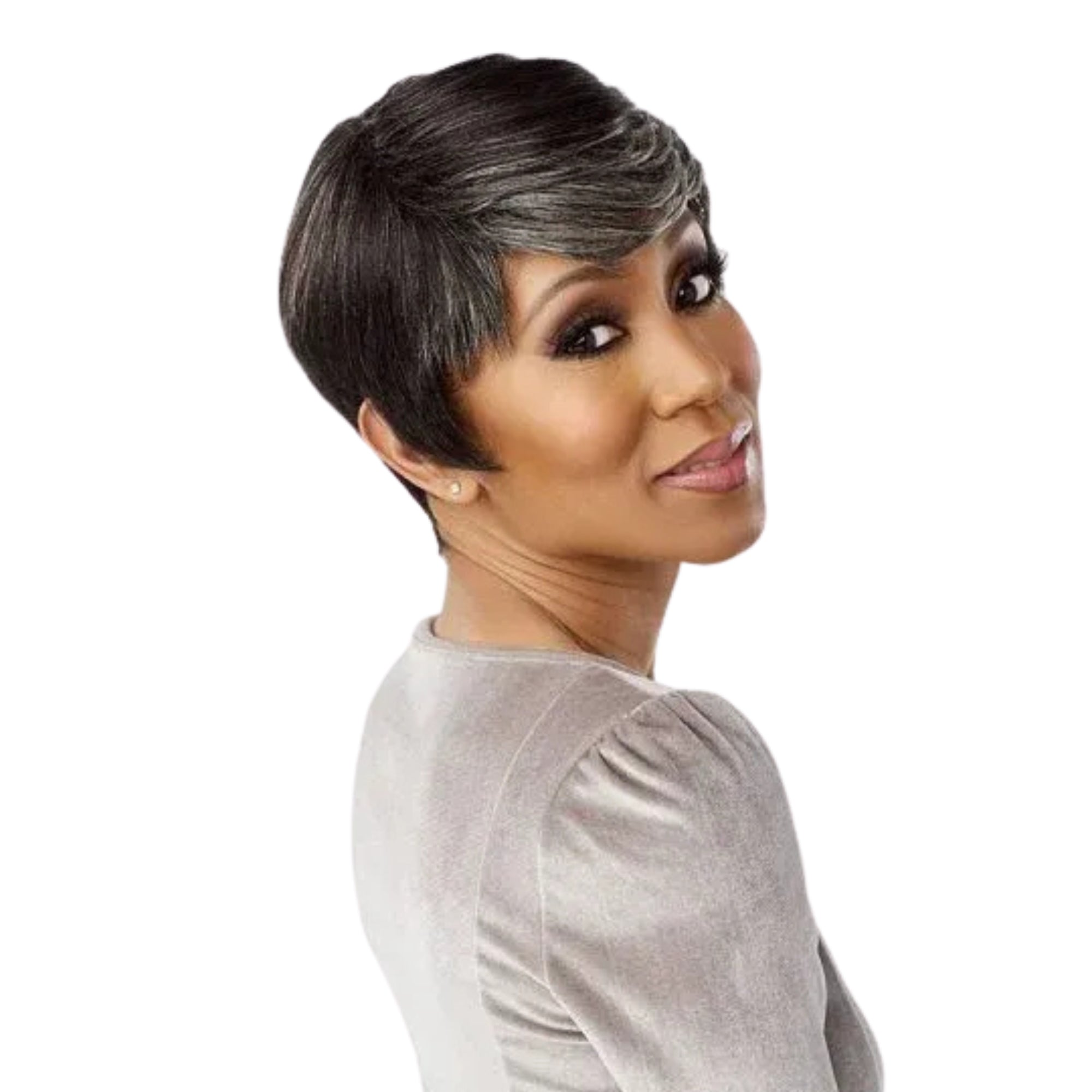 Short Tapered Pixie Full Wig – 10"