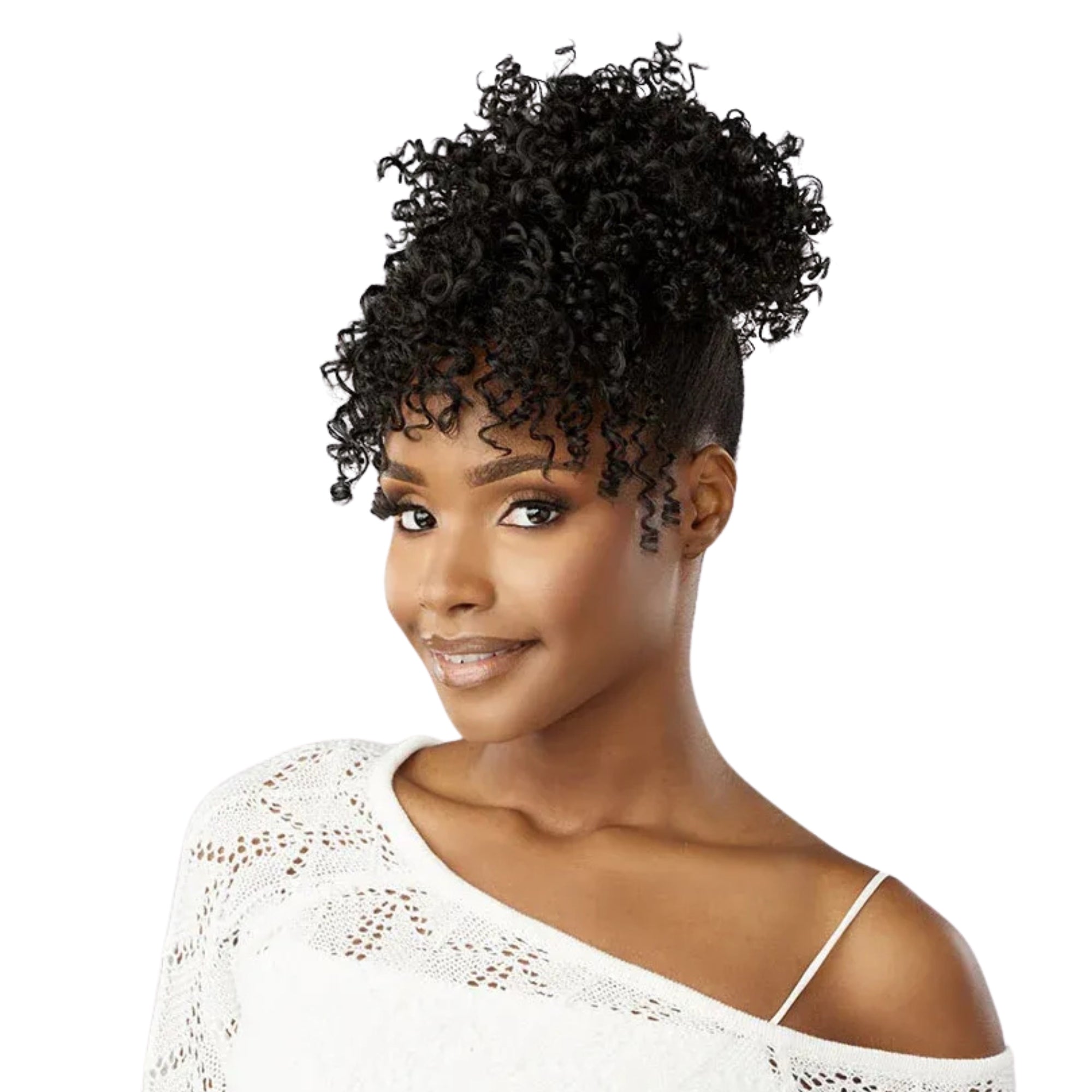 Springy Curly HD Updo Unit – 8"