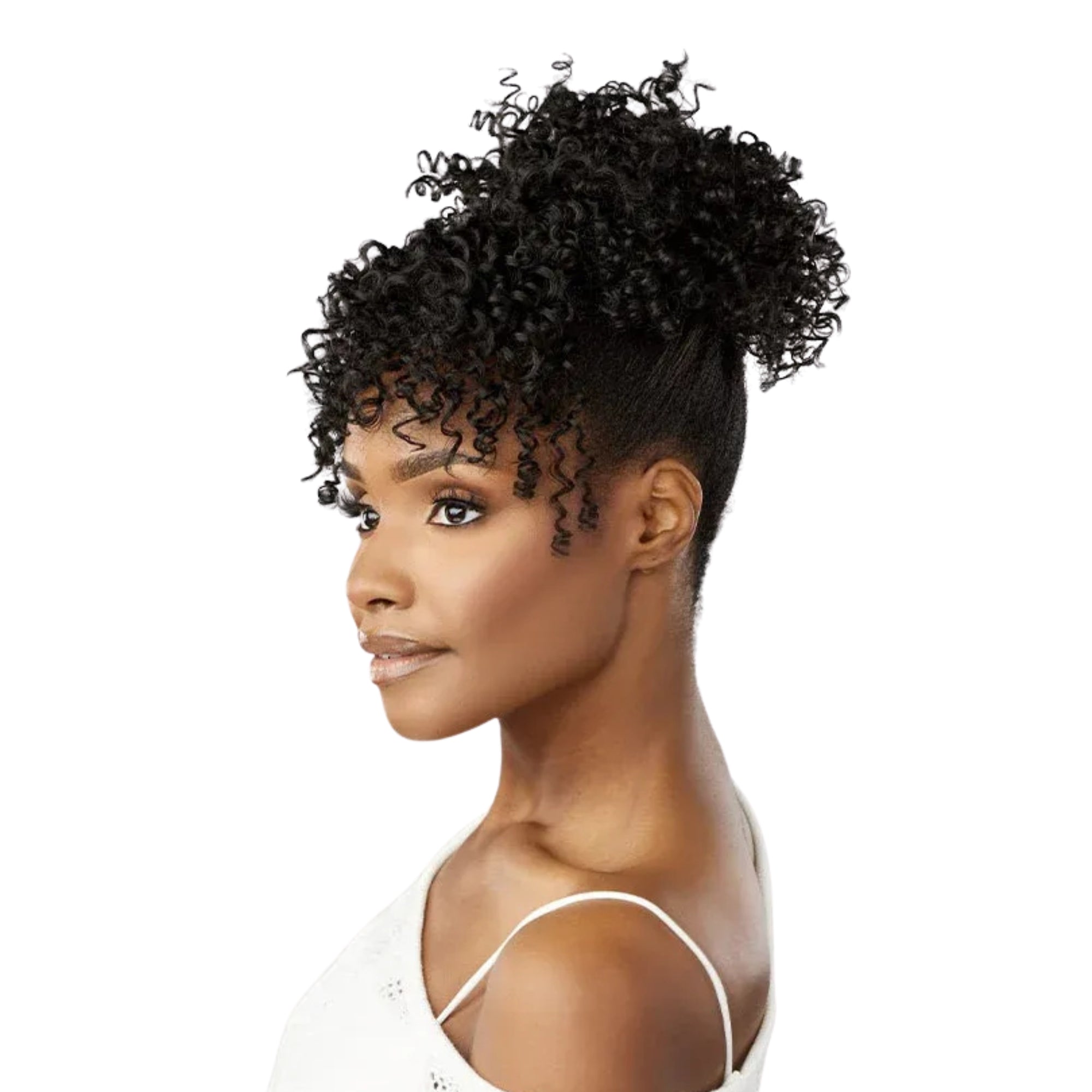 Springy Curly HD Updo Unit – 8"