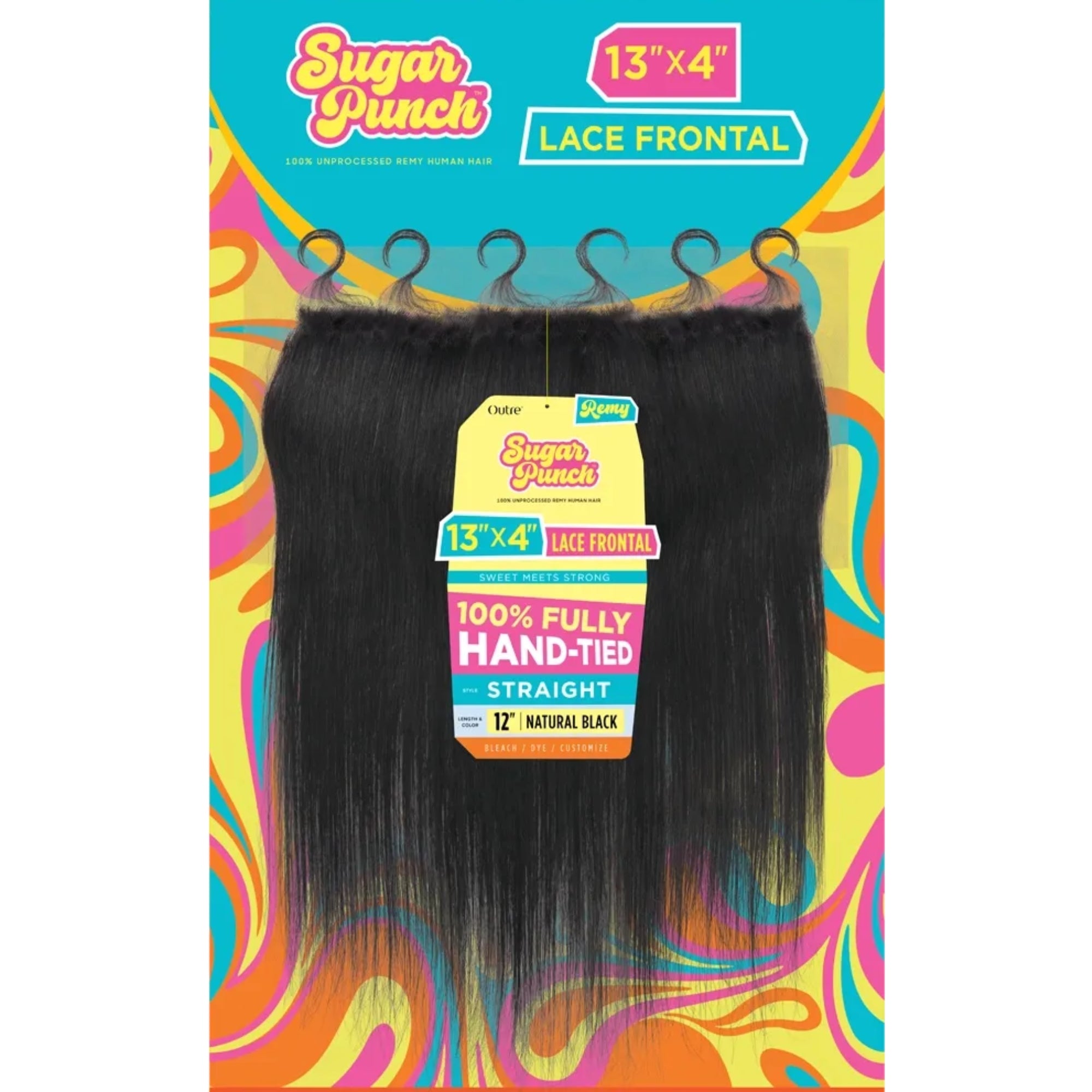 Straight 13x4 HD Lace Frontal Closure – 12"