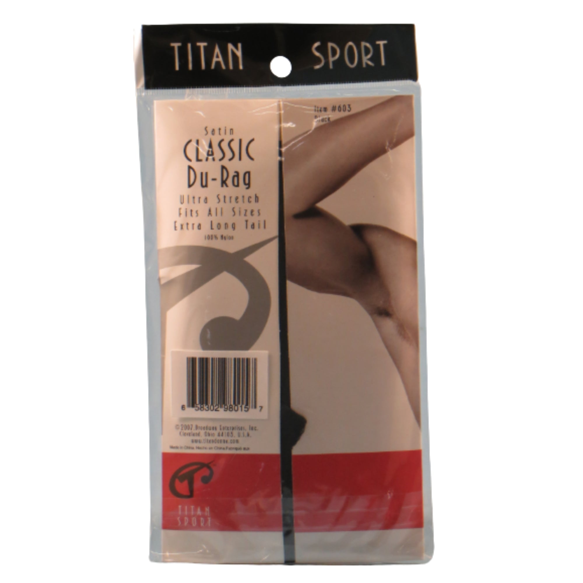 Titan Durag Satin Black | Beauty Supply