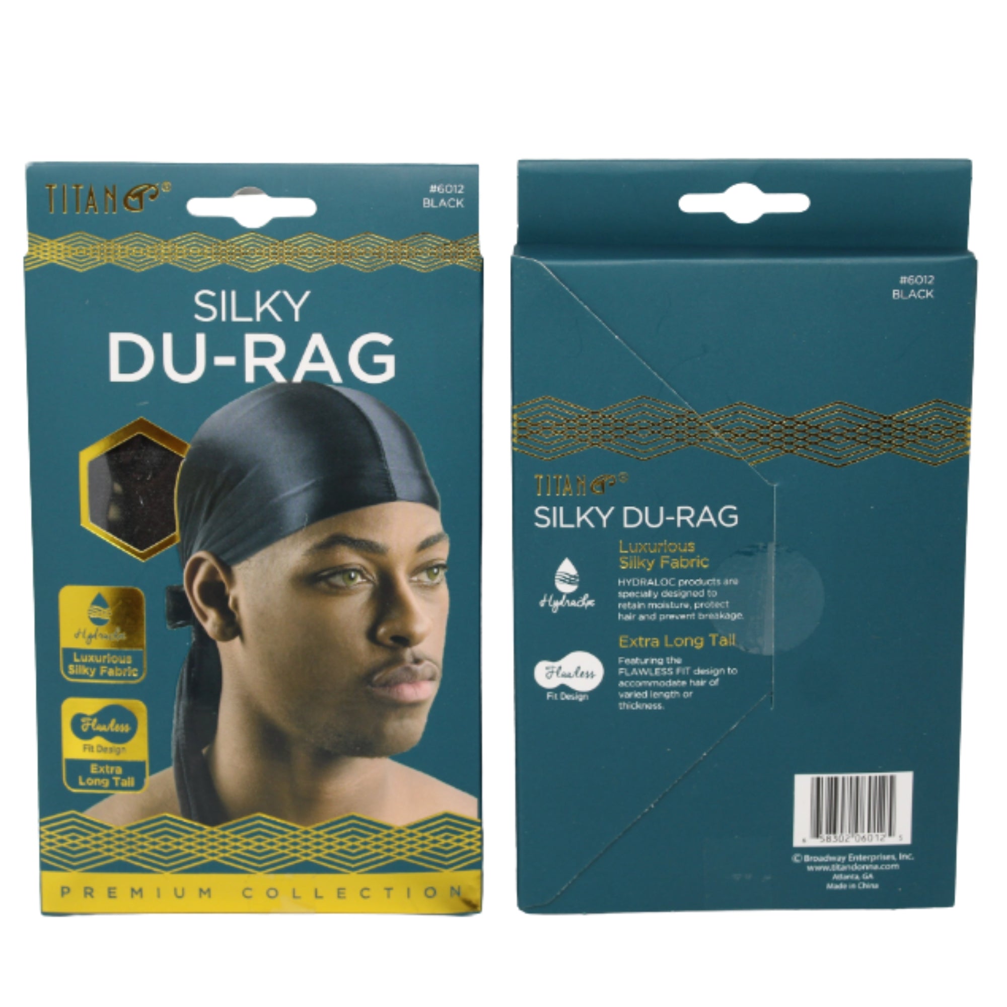 Titan Durag Silky Black | Beauty Supply