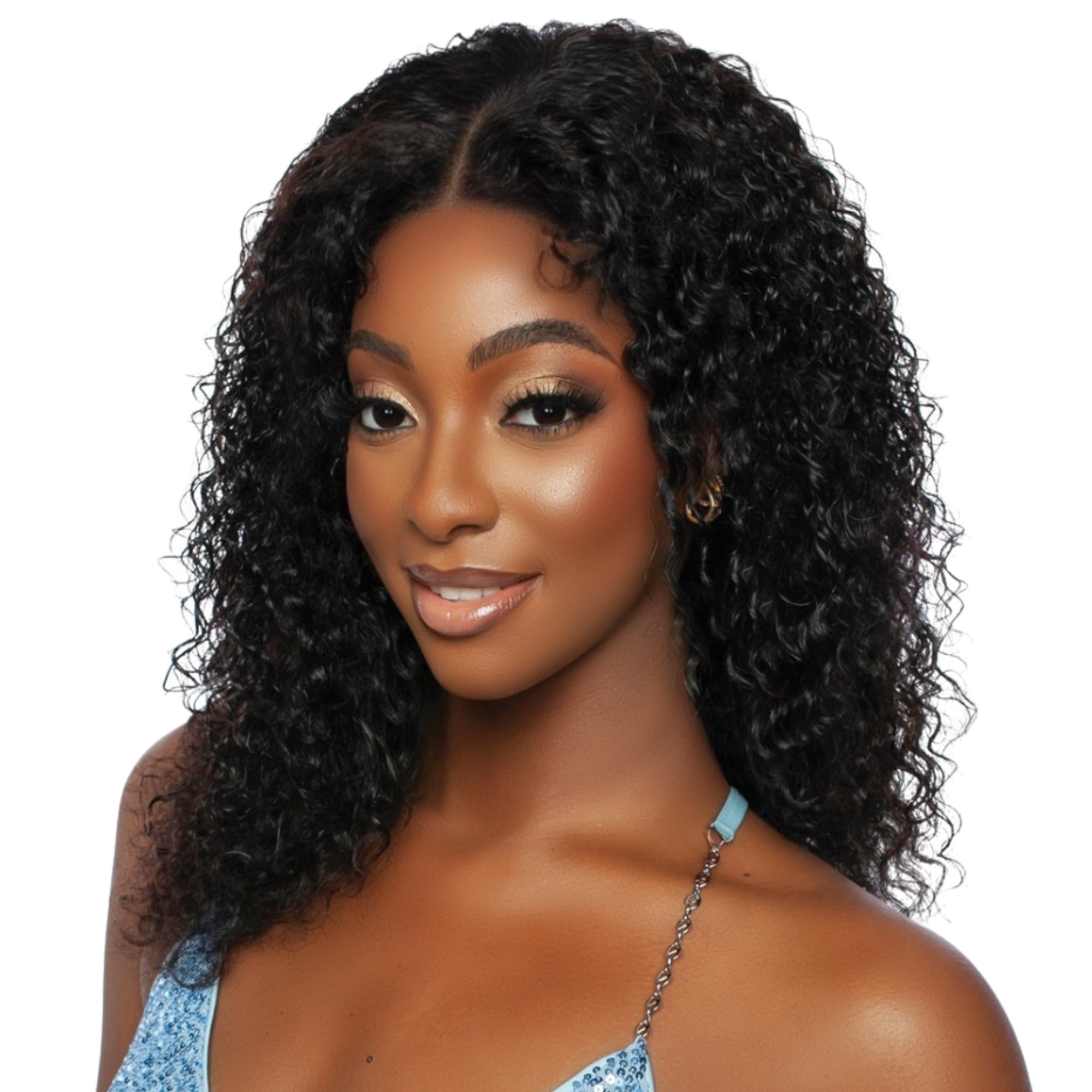 Jerry Curl Lace Front Wig -- 18"
