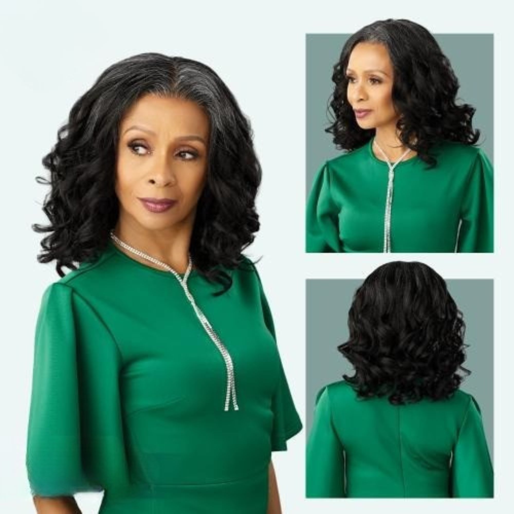 Voluminous Spiral Curl 13x6 Lace Frontal Wig – 16"