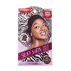 RED BY KISS SILKY SATIN WIDE EDGE REVERSIBLE SUPER JUMBO BONNET ZEBRA HDWP06