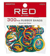 RED BY KISS ASSORTED RUBBER BANDS HRB09
