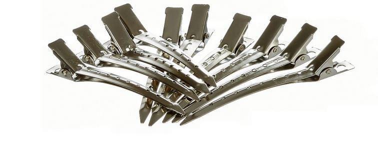 RED BY KISS DUCK BILL CLIPS 12 PCS HMC04