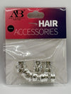 ANA BEAUTY SILVER FILIGREE TUBE W/RHINESTONE LOC JEWELRY