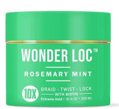 Wonder Loc Braid Twist Lock GEL with Biotin Extreme Hold 10.14 Oz. [ROSEMARY MINT]