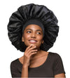 Studio Limited Jumbo Black Satin Bonnet