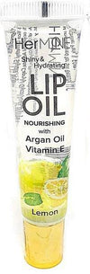 HERMINE SHINY & HYDRATING LIP OIL NOURISHING WITH ARGAN OIL & VITAMIN E