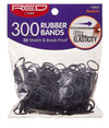 RED BY KISS MEDIUM RUBBER BANDS 300CT BLACK HRB01
