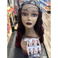 ROYAL IMEX SIS SCARF WIG SF-H DOZ BK-SOM BURG