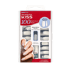 KISS 100 FULL-COVER NAILS ACTIVE SQUARE #100PS12