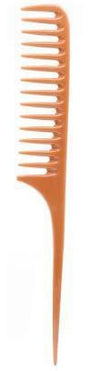 (1) CARBON LARGE BONE TAIL COMB-BULK ASST COLORS