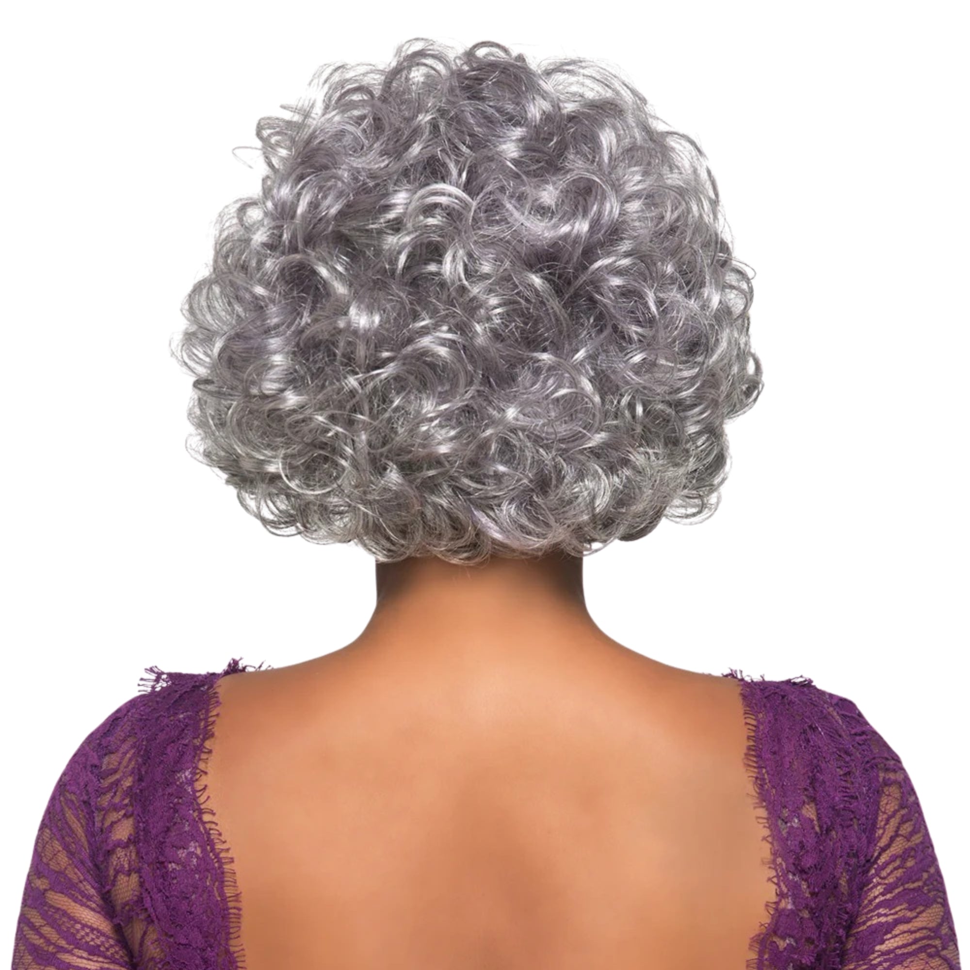 Short Natural Curly Bob Wig – 12": LAURA