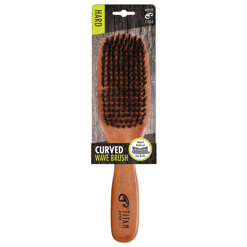 Titan Hard Curved Wave Brush For Men #717