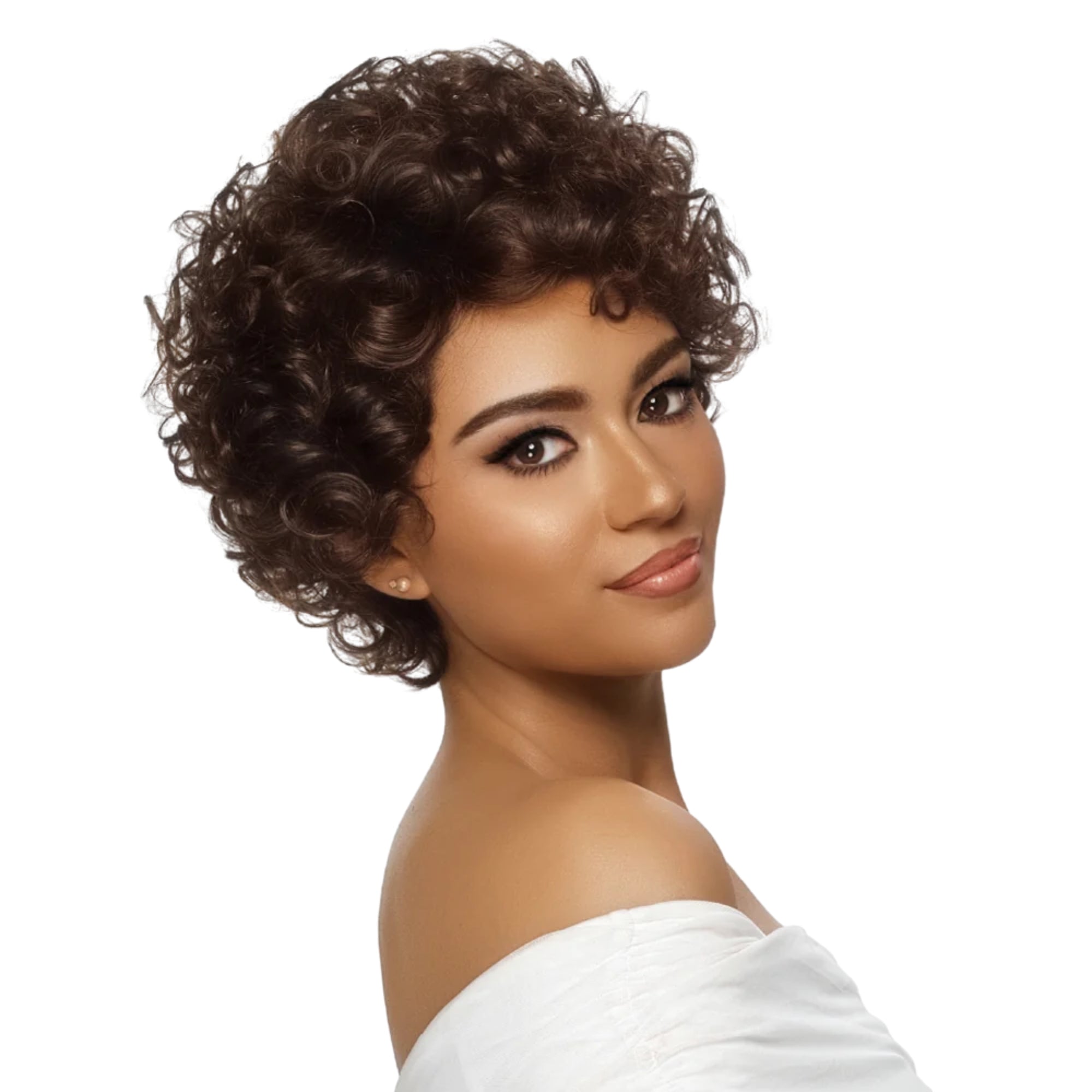 Shorty Curly Pixie Full Wig: MABEL