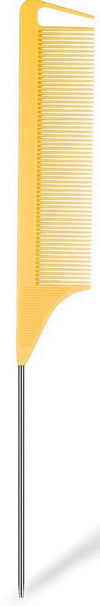 EDEN BULK PIN TAIL COMB (1 METAL HANDLE W/SECTION HOOK TIP) COLOR VARIES
