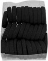 SISI NY COLLECTION THICK ELASTIC RUBBER BANDS #BLK EPT-381 (15)