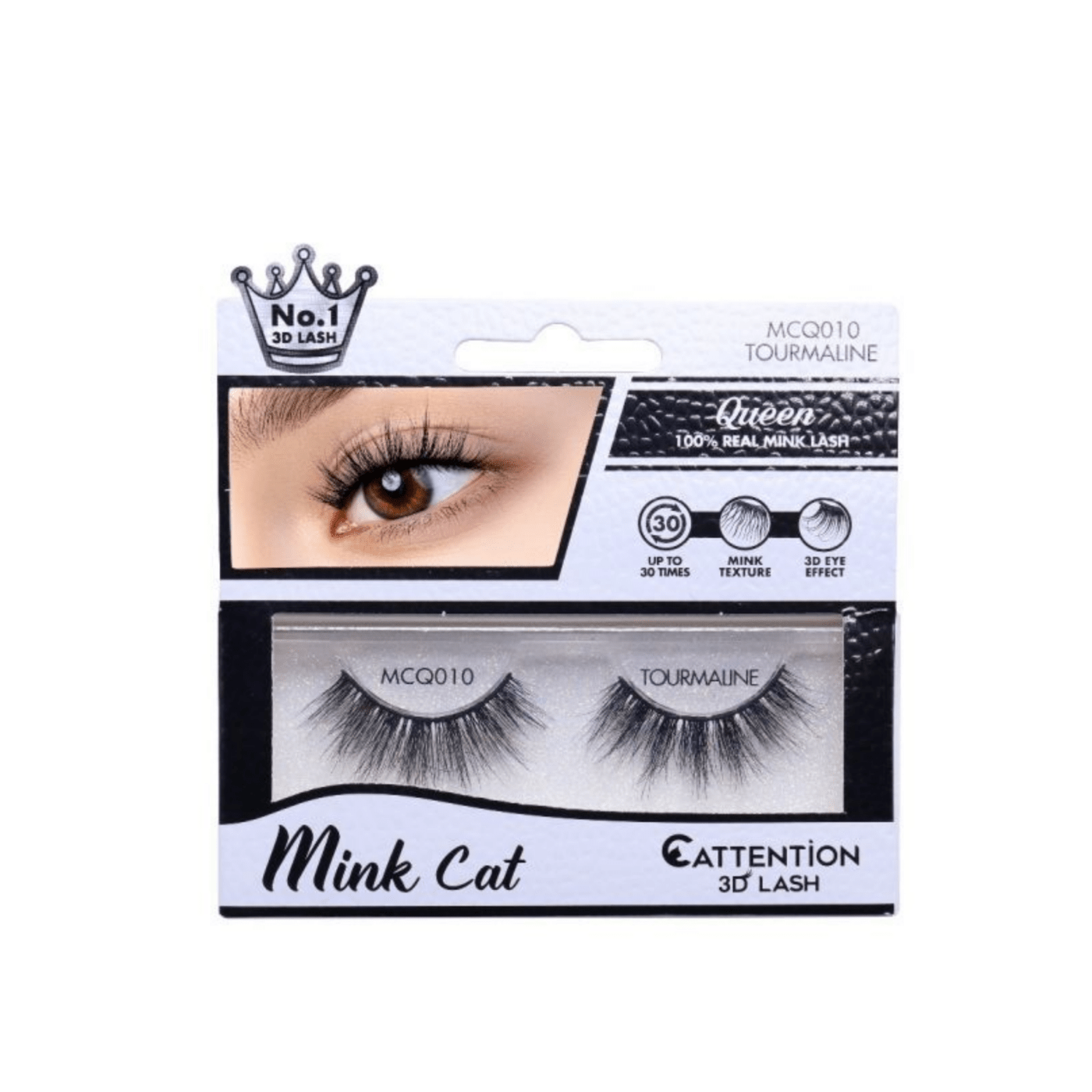 EBIN NY MINK CAT XL 100% REAL MINK LASH EDINBURGH #MCC010