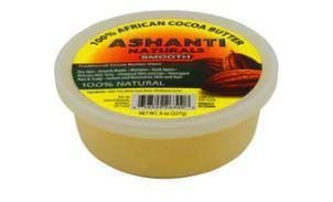 ASHANTI NATURALS 100% PURE COCOA BUTTER & COCOA-SHEA BUTTER 8oz.
