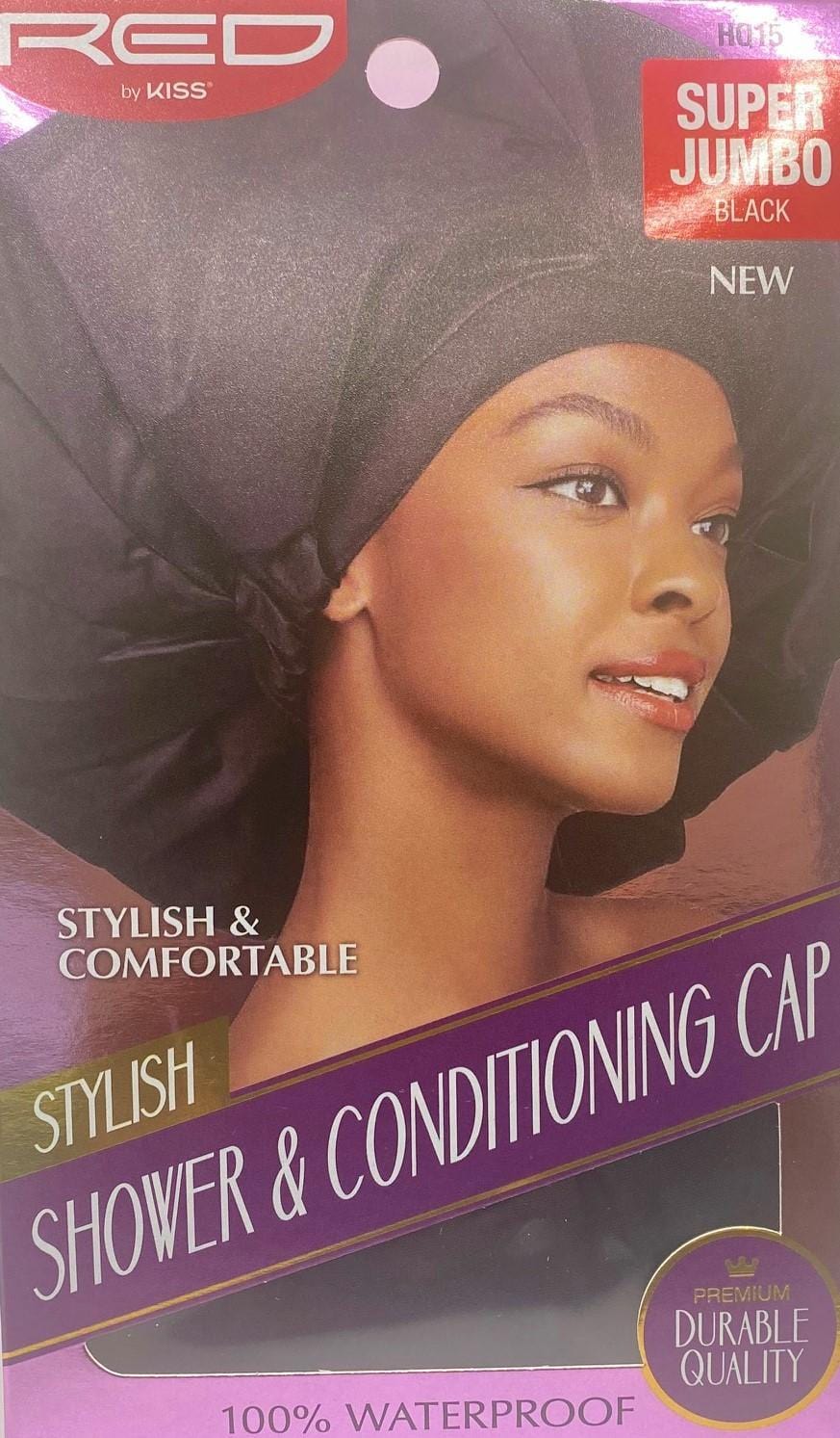 KISS SUPER JUMBO SHOWER & CONDITIONING CAP BLACK- HQ 15