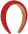 RHINESTONE HEADBAND-RED