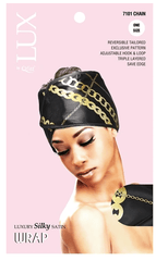 LUX LUXURY SILKY SATIN WRAP AFRO ASST #7101