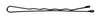 EDEN 2" CRIMPED BOBBY PIN BLACK 100 CT #03431