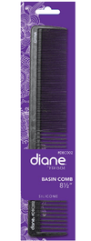 DBC002 SILICONE 8.5 BASIN COMB BLK DIANE