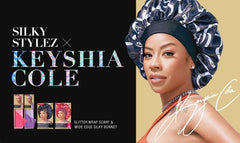 SILKY STYLEZ KEYSHIA COLE GLITTER WRAP SCARF