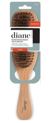 DIANE CURVED REINFORCED BOAR WAVE BRUSH-HARD #D1004