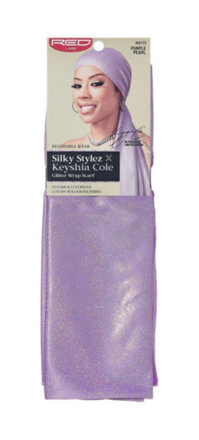 SILKY STYLEZ KEYSHIA COLE GLITTER WRAP SCARF