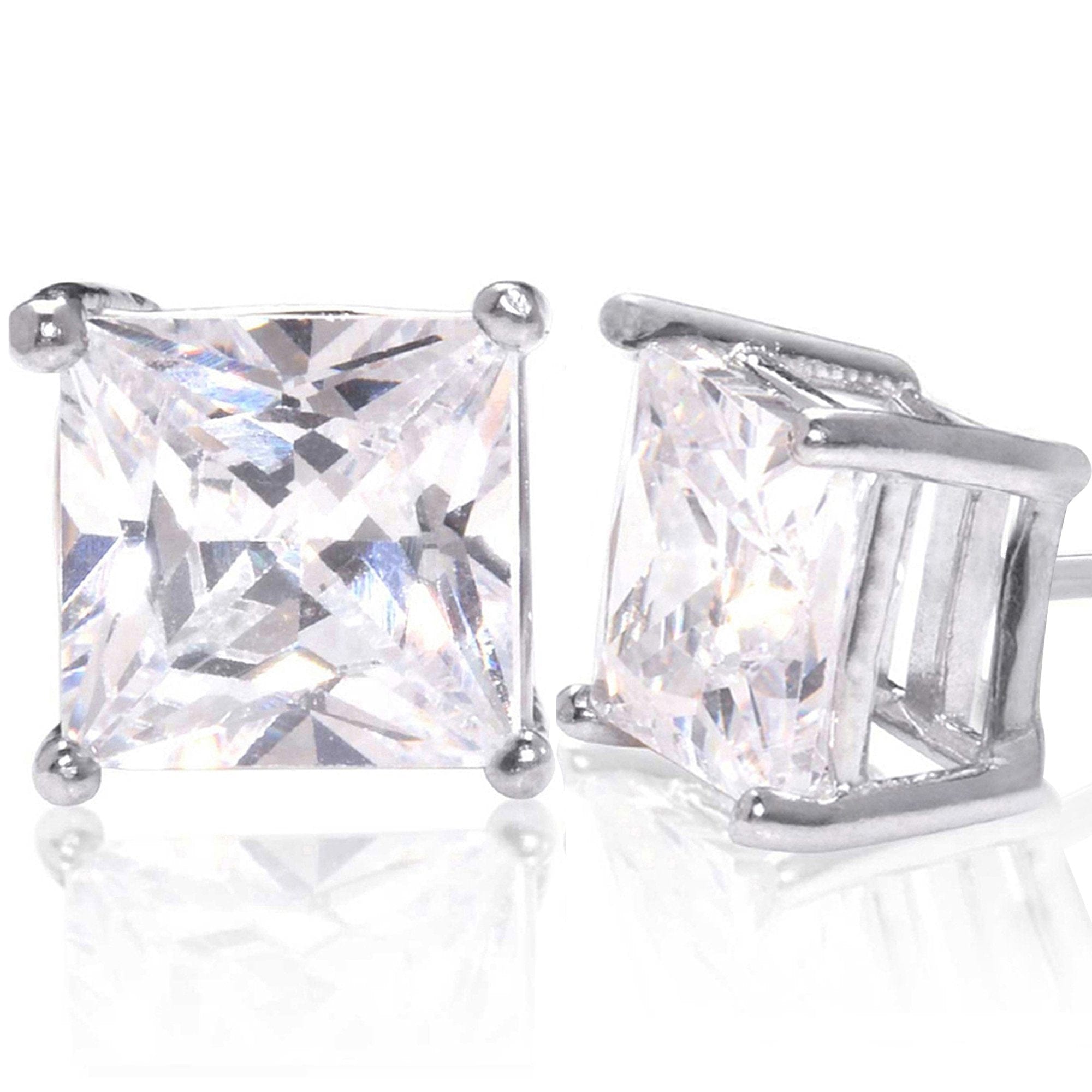 CUBIC ZIRCONIA GALAXY EZ SM ROUND EARRINGS SET #5