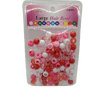 EDEN LARGE PINK MIX HAIR BEAD #BR89-PNK6