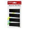 ANNIE CURVED 2-3/4 PINS BLK 40pcs #3310