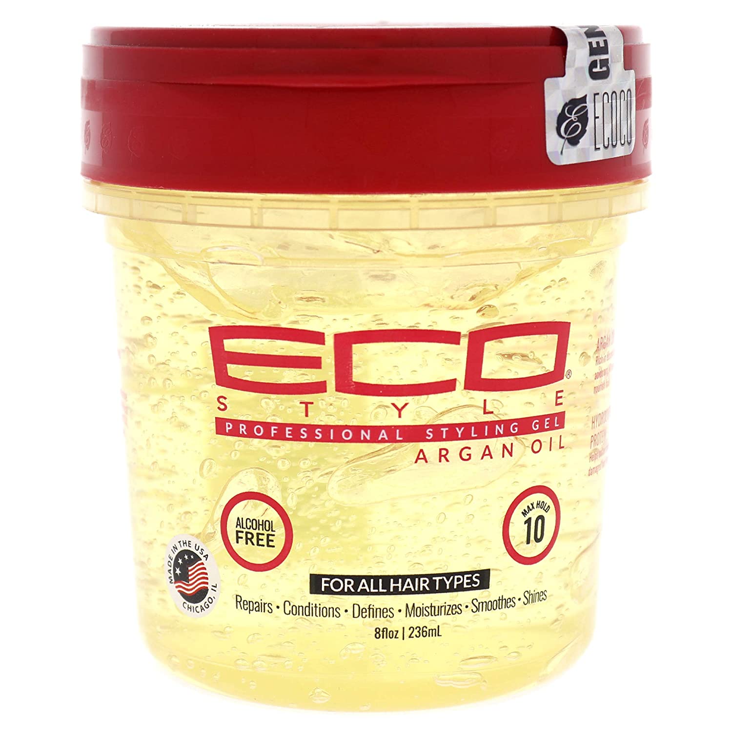 ECO STYLE GEL ARGAN OIL  8oz.